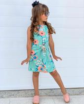 Vestido fio torcido com cordão