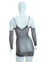 Vestido Fishnet Lana Vicious Tamanho:ÚnicoCor:Preto