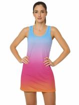 Vestido Fitness Adulto Ginastica Beach Tennis Proteção Solar UV50+