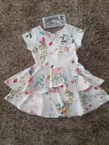 Vestido Floral Babado Vestido Floral Babado
