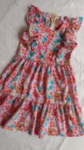 Vestido floral borboleta Vestido floral borboleta