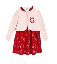 Vestido Floral Brandili com Bolero Coruja Tam.P Vestido Floral Brandili com Bolero Coruja Tam.P