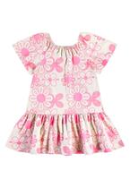 Vestido Floral em Cotton Infantil Bee Loop