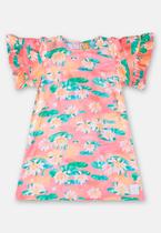 Vestido Floral Infantil em Viscose Up Baby