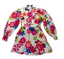 Vestido floral meia estação primavera