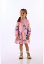 Vestido Floral Moletom Up Baby