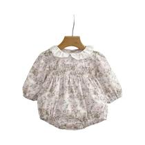 Vestido Floral Para Bebê Menina Recém-Nascida 0-6 Anos, Conjunto De Algodão Para Família, Roupa De