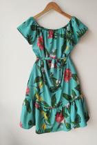 Vestido floral para verão tam unico