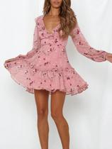 Vestido floral rosa Vestido floral rosa