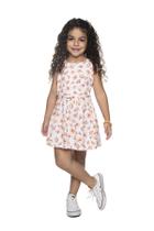 Vestido floral tricoline