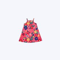 Vestido Florido Infantil Menina Kyly P1000999 Verde Vestido Florido Infantil Menina Kyly P1000999 Verde