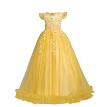 Vestido Flower Girls IBTOM CASTLE amarelo 11-12 anos Vestido Flower Girls IBTOM CASTLE amarelo 11-12 anos