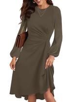 Vestido formal Happy Sailed, elegante, outono e inverno para mulheres