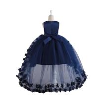 Vestido Formal Sem Mangas Para Meninas De 3 a 12 Anos, Vestido De Princesa Fluffy Para Apresentações