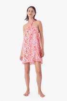 Vestido frente única estampa flor de piel Vestido frente única estampa flor de piel