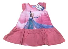 Vestido Frozen Elsa Disney Menina Regata Saia Rodada Princesa Brandili Vestido Frozen Elsa Disney Menina Regata Saia Rodada Princesa Brandili