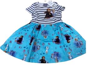Vestido Frozen Infantil Menina Elsa Ana Disney - Malwee Kids