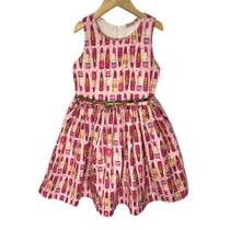 Vestido Gabriela Aquarela, Rosa, Tam. 06, REF. 181231