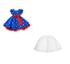 Vestido Galinha Pintadinha Temático Luxo + Saiote De Tule