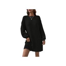 Vestido genérico, solto, outono, inverno, manga comprida I017 Vestido genérico, solto, outono, inverno, manga comprida I017