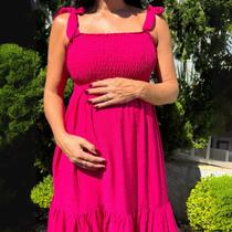 Vestido Gestante Estilo Verão Leve Soltinho E Perfeito Para O Dia A Dia