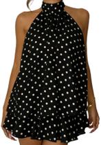 Vestido Geulis 2026 Summer Halter sem mangas e sem encosto para mulheres Vestido Geulis 2026 Summer Halter sem mangas e sem encosto para mulheres