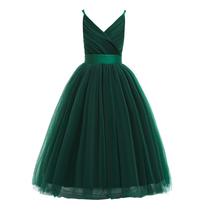 Vestido Glamulice Emerald Green Flower Girl A Line 4 Years Vestido Glamulice Emerald Green Flower Girl A Line 4 Years