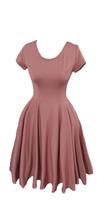 Vestido Godê com manga Rose rodado