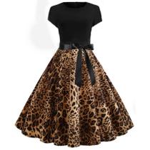 Vestido Godê Duplo Poá Vintage Festa Com Manga Onça Master Anos 60 Vestido Godê Duplo Poá Vintage Festa Com Manga Onça Master Anos 60