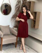 Vestido Gode Rodado Plissado Lindo Evangelico Cinto Midi Oferta