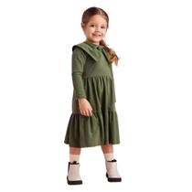 Vestido Gola Laço Verde J5498 Vestido Gola Laço Verde J5498