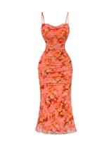 Vestido GORGLITTER com estampa floral Bodycon primavera verão 2026 Vestido GORGLITTER com estampa floral Bodycon primavera verão 2026
