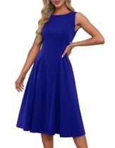 Vestido GRACE KARIN Wedding Guest 2025 Summer A Line azul royal