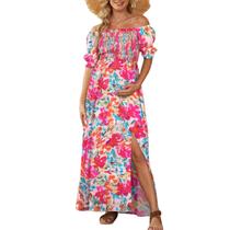 Vestido guruixu floral para gestantes maxi Ensaio fotográfico Vestido guruixu floral para gestantes maxi Ensaio fotográfico