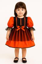 Vestido Hallooween Bruxinha Infantil Papilloo