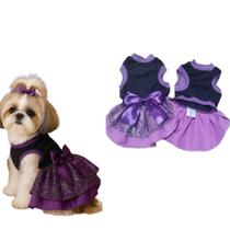 Vestido Halloween Pet Fantasia Roupa De Cachorro Gatos Bruxa
