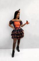Vestido Hallowenn preto