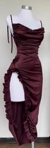 Vestido Halter Sexy Y2K Feminino - Verão - Estilo Europeu e Americano