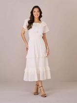 Vestido hayla off white tata martello