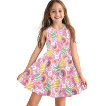 Vestido Hdjxbdhsv Easter Cute Rabbit Egg para meninas de 7 a 8 anos Vestido Hdjxbdhsv Easter Cute Rabbit Egg para meninas de 7 a 8 anos