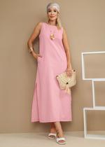 Vestido Hellen Rosa - Theoria Moda Feminina