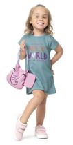 Vestido Hello World Malwee Kids 6 off White Vestido Hello World Malwee Kids 6 off White