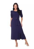 Vestido hillary hapuk azul marinho