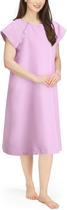 Vestido hospitalar NY Threads feminino macio e estiloso rosa L-XL
