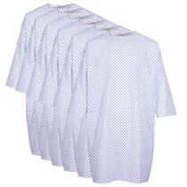Vestido hospitalar Profound Care, pacote com 6 misturas de algodão, tamanho 2GG