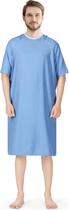 Vestido hospitalar Utopia Care masculino macio e confortável azul celeste