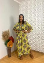 Vestido indiano amarelo lindo