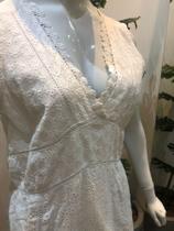 Vestido indiano curto branco bordado-blessedscs-gg