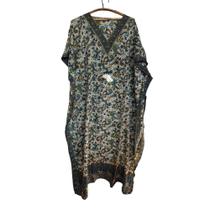 Vestido Indiano Kaftan Estampa Vestido Indiano Kaftan Estampa