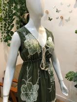 Vestido Indiano Verde com brilho Vestido Indiano Verde com brilho
